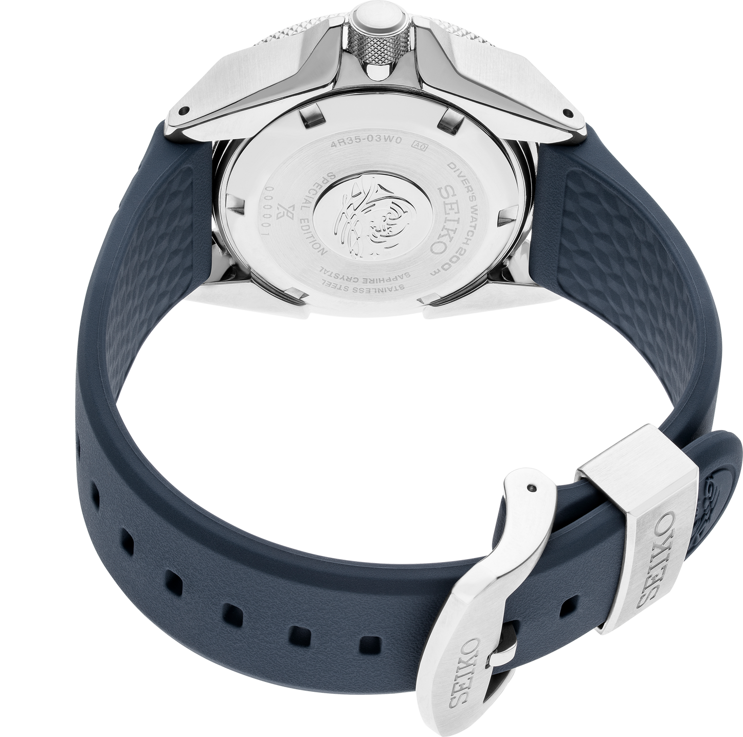 Seiko Men's Automatic Prospex Diver Dark Blue Silicone Strap Watch 44m –  Wolf Fine Jewelers