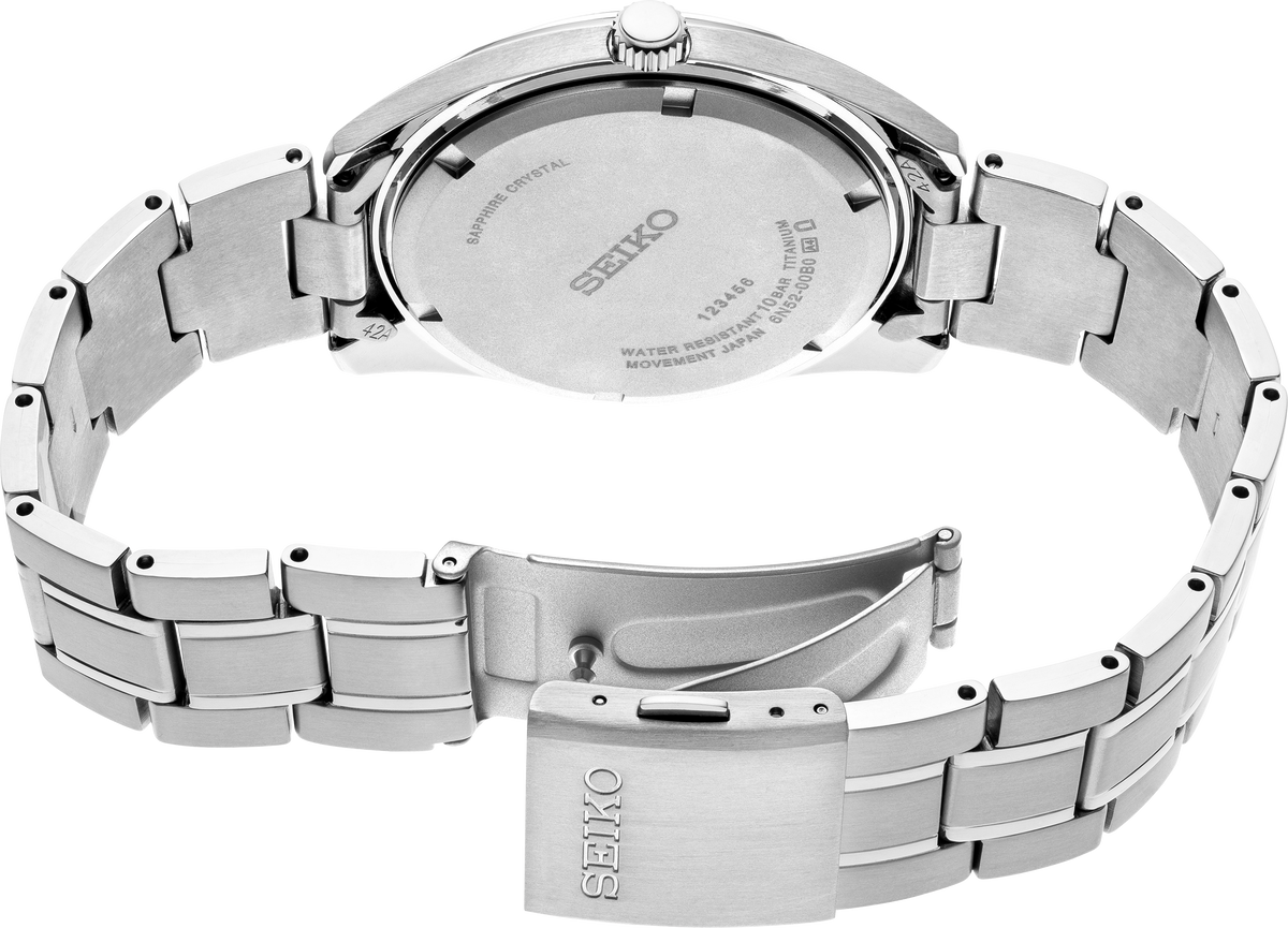 SEIKO Classic Quartz Silver Dial Men's Watch SUR369 – Wolf Fine Jewelers