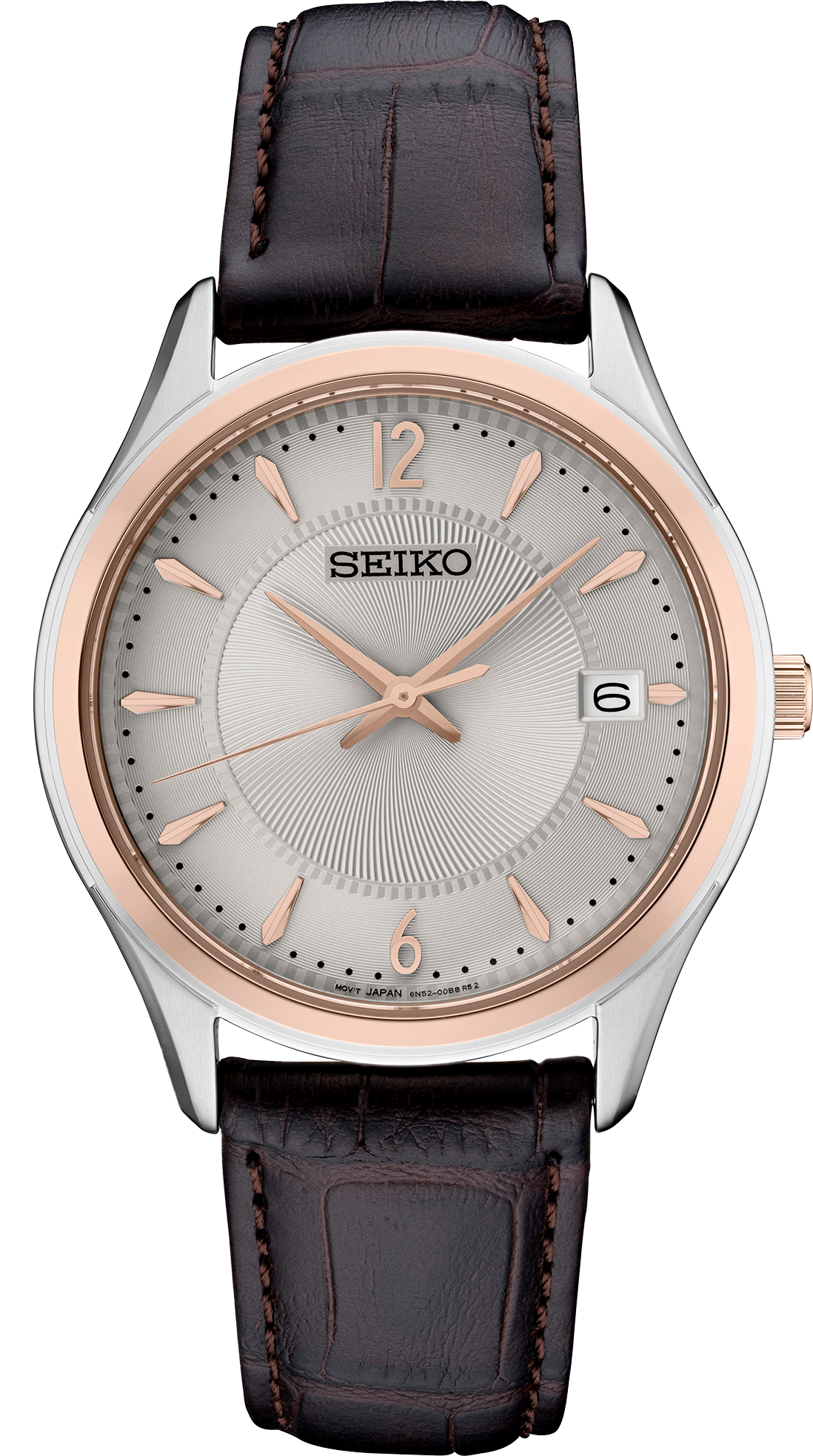 SEIKO Classic Quartz Grey Dial Men's Watch SUR422 – Wolf Fine Jewelers