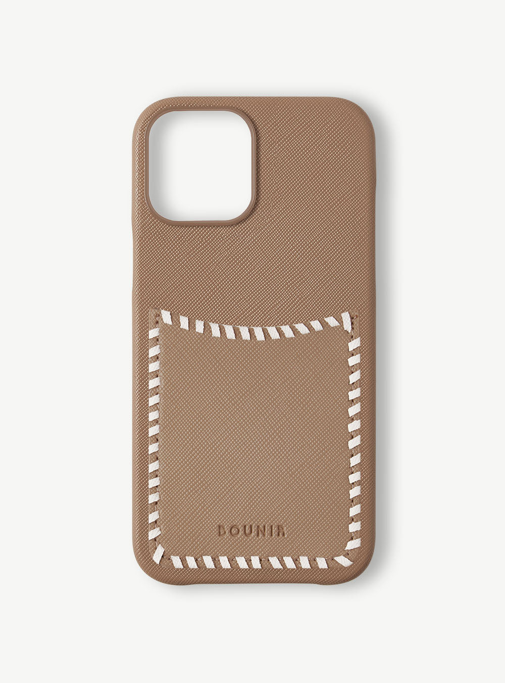 Embroidered Phone Case Beige - Bounir product image