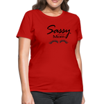 Sassy Mom Women's T-Shirt - red