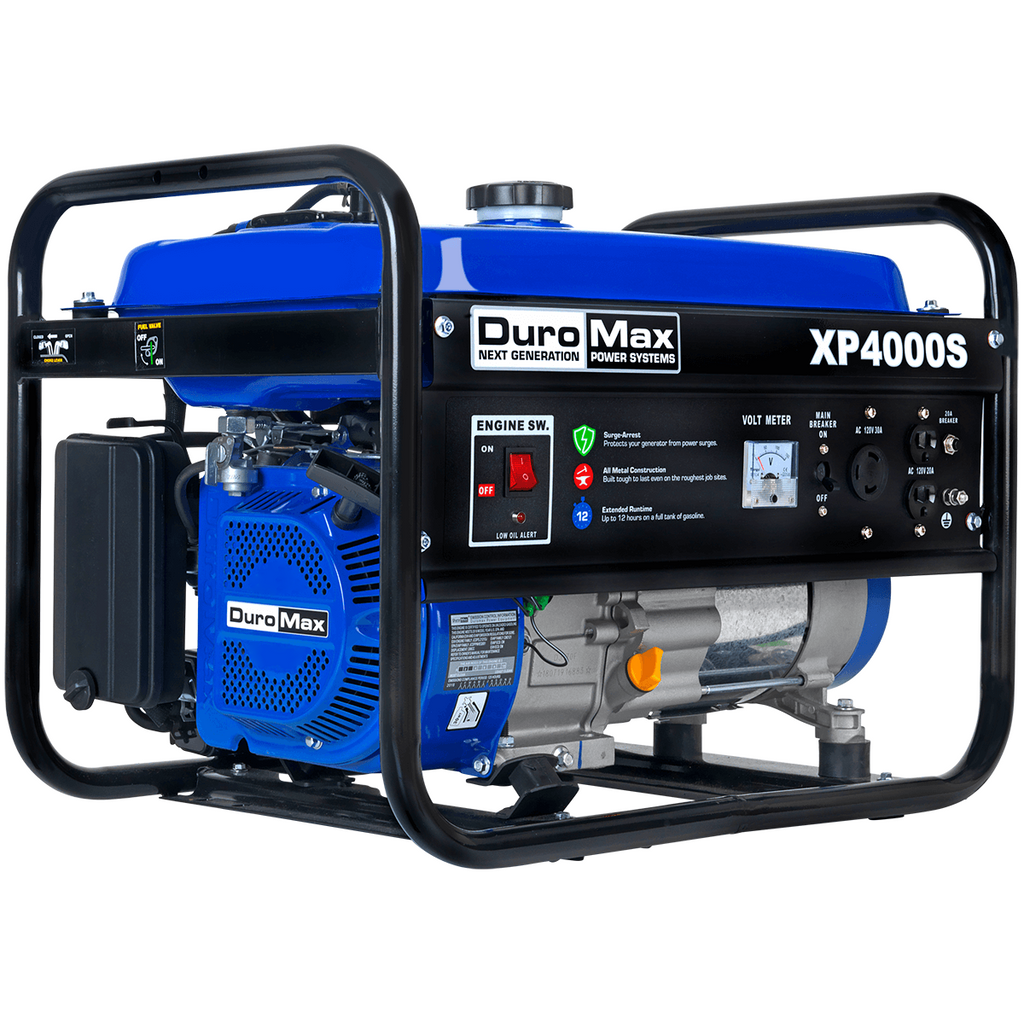 Duromax Xp4000s 4 000 Watt 8cc Air Cooled Ohv Gas Engine Portable Rv Duromax Power Equipment
