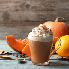 Homemade pumpkin spice latte 