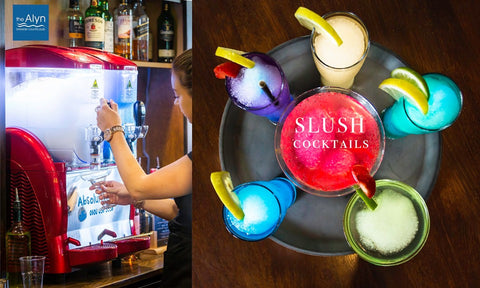 Lease or buy frozen cocktail slush machines from absolute drinks