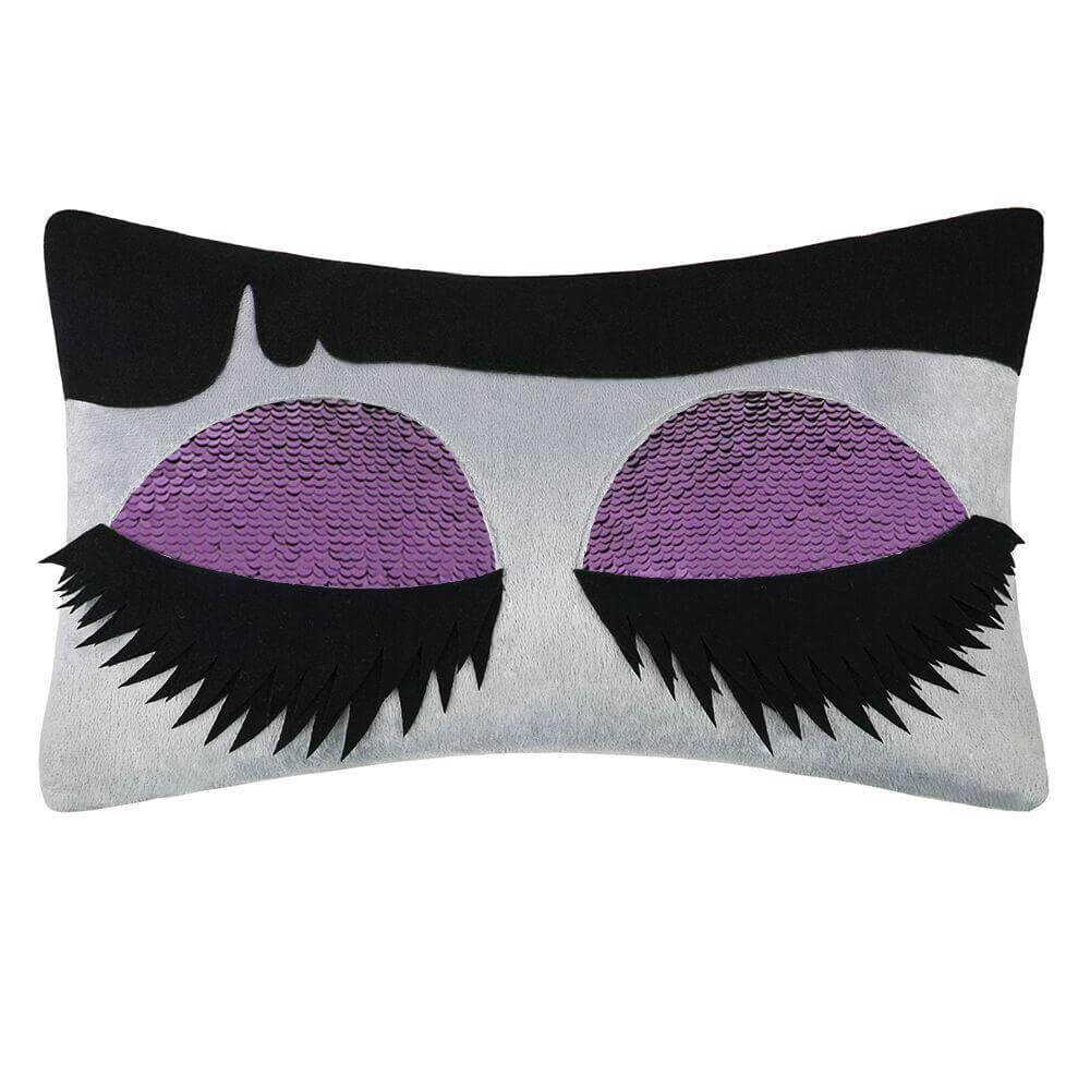 pink eyelash pillow