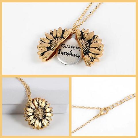 sunflower necklace