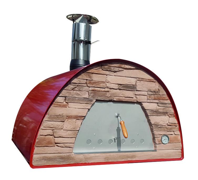 MAXIMUS PRIME ARENA PORTABLE PIZZA OVEN RED - Authentic Pizza Ovens Australia