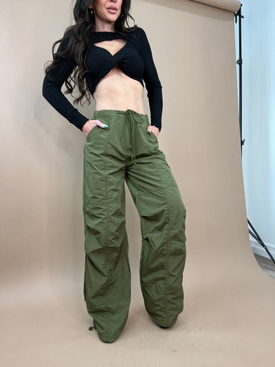 Style Icon Cargo Pants in Olive