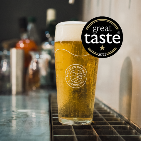 Great Taste Award - Crowded Pilsner - Lager with great foamy head retention