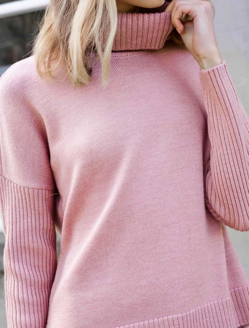Bianca Roll Neck Wool Sweater