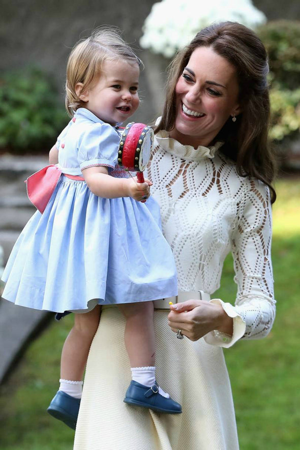 Antoinette Paris Princess Charlotte Hand Smocked Dress | HoneyPieKids.com