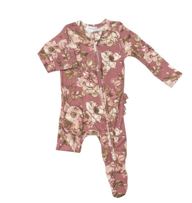 Silkberry Baby Printed Bamboo Footie with Easy Dressing Zipper (Girl &  Unisex) (6-12M, Blooming Deer) : : Clothing, Shoes & Accessories