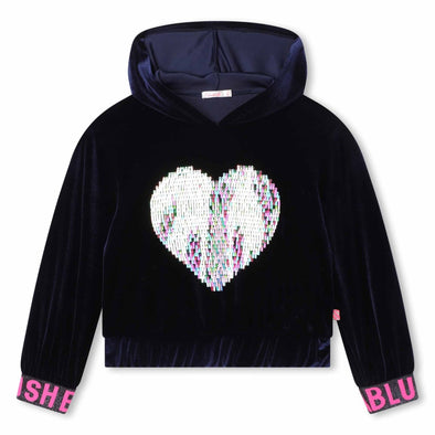 Billieblush Girls Navy Sequin Stars Sweater & Joggers