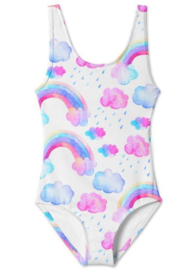 STELLA COVE HAPPY HEART TANK SWIMSUIT - Kids Curated Apparel