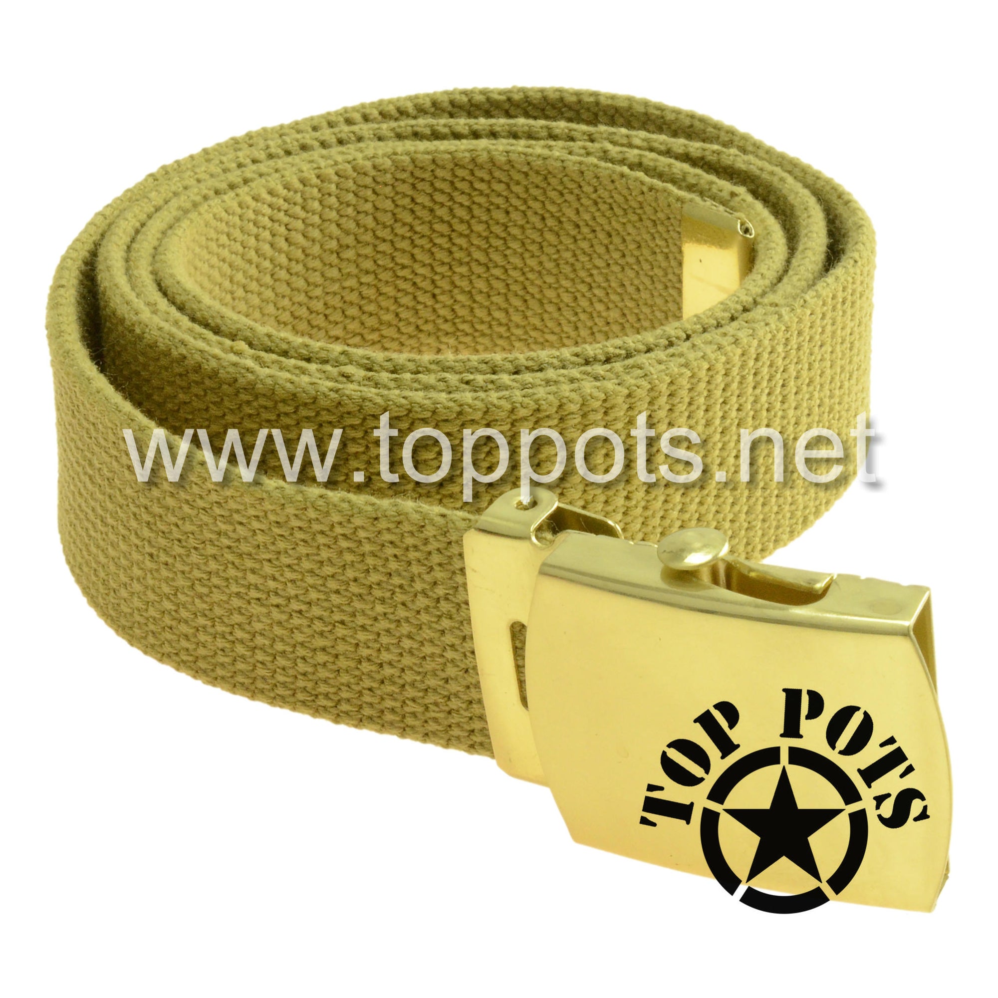 WWII US Army Reproduction M1911 Leather Officer Waist Belt with Double -  Top Pots - WWII US M-1 Helmets, Liners and Reproduction Uniform Sales