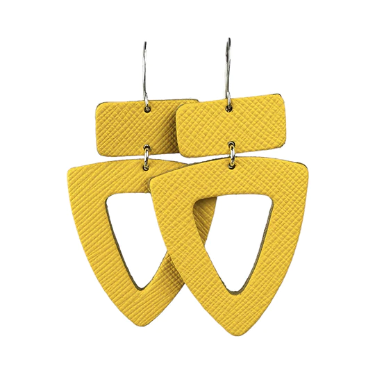 SUNNY DAY ROCKSTAR LEATHER EARRINGS