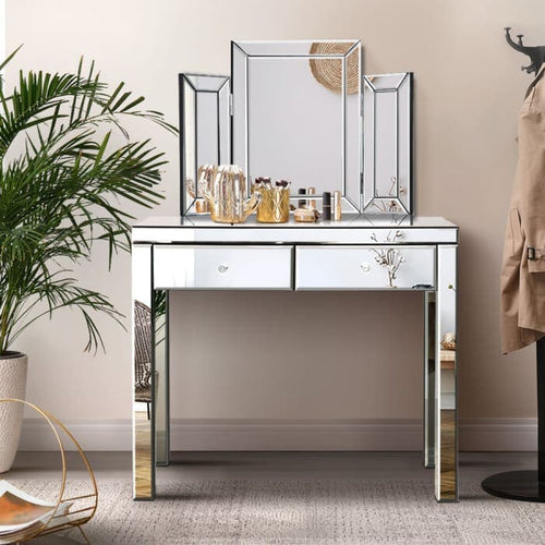 Mirror Console Table Hallway Dressing Table Stool Mirrored Furniture Makeup  Desk