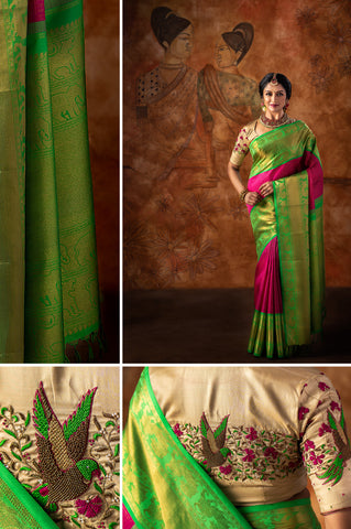 How To Style A Kancheepuram Saree