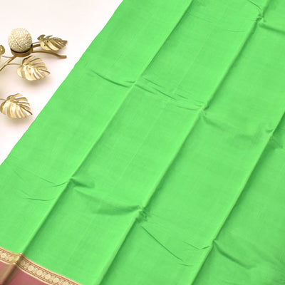 parrot-green-kanchi-cotton-saree-with-blouse