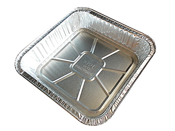 8 Disposable Square Aluminum Baking Pan - #1155NL