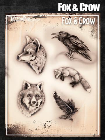 Microrealistic style fox tattoo located on the