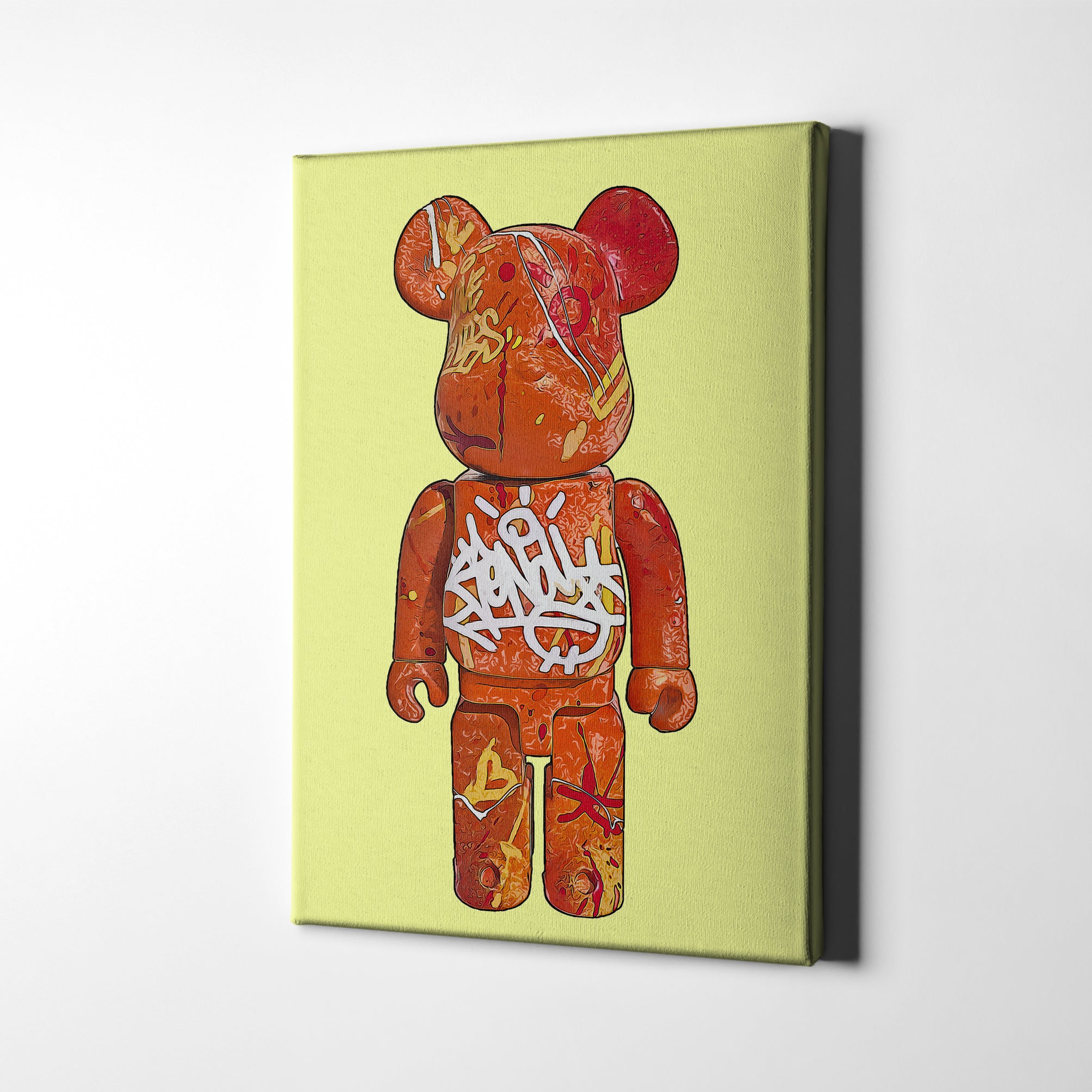 bearbrick wall