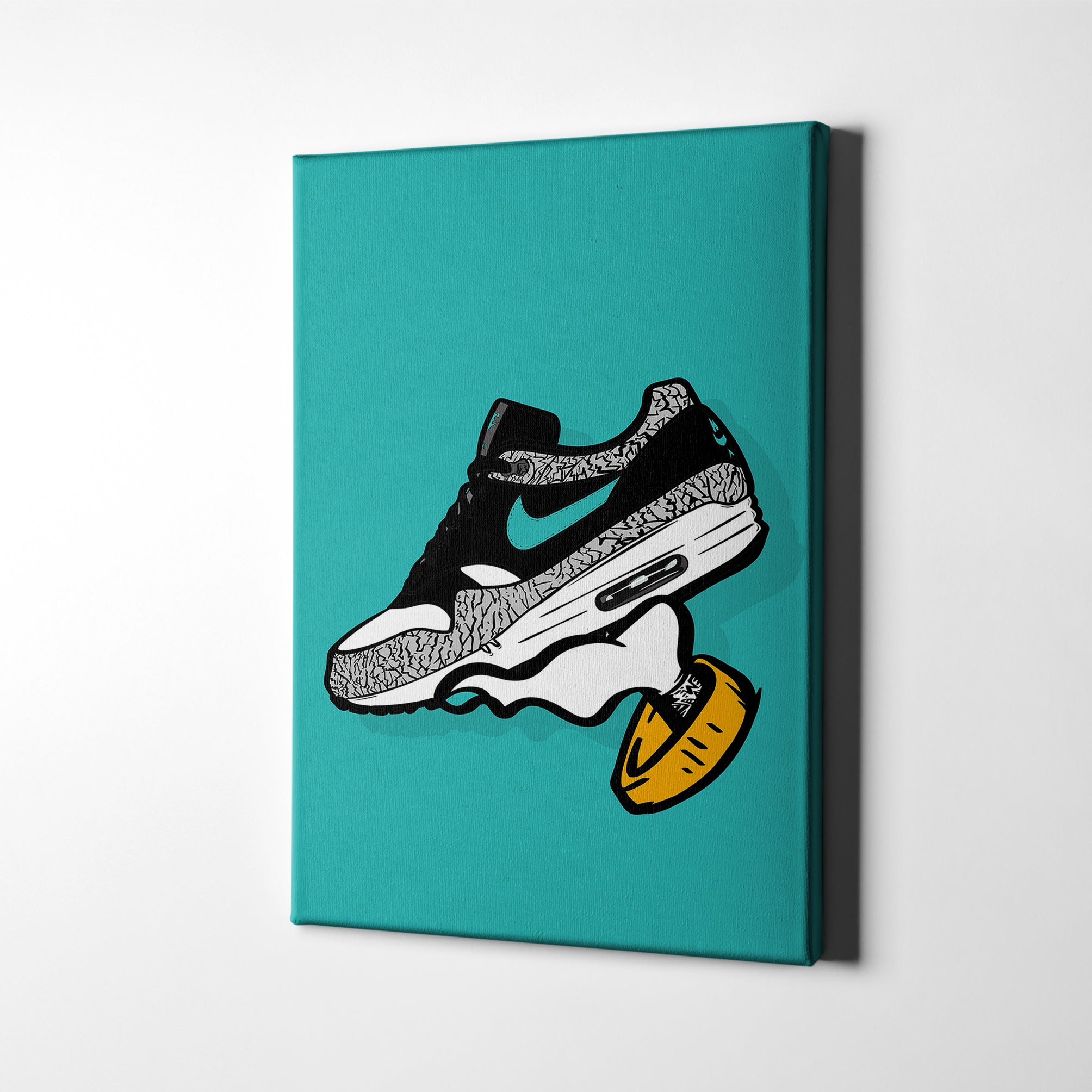 sneaker canvas art