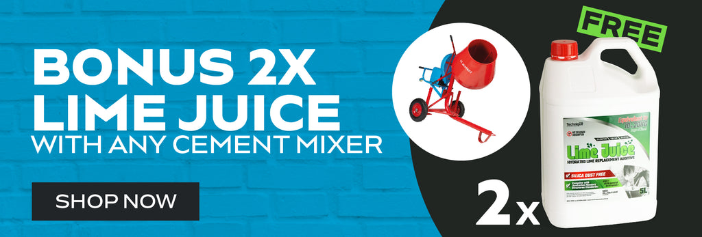 Lime Juice Cement Mixer Promo