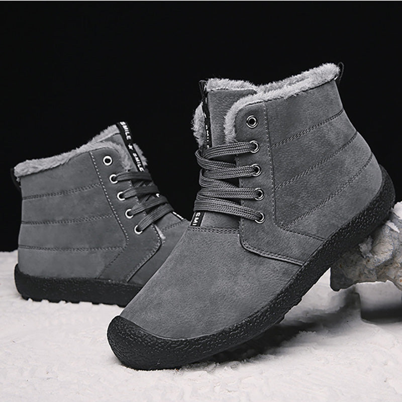 mens fur lined ankle boots