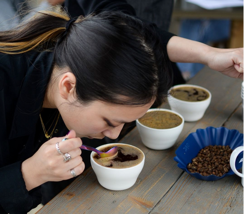 coffee tasting organic fairtrade ethically sourced arabica beans