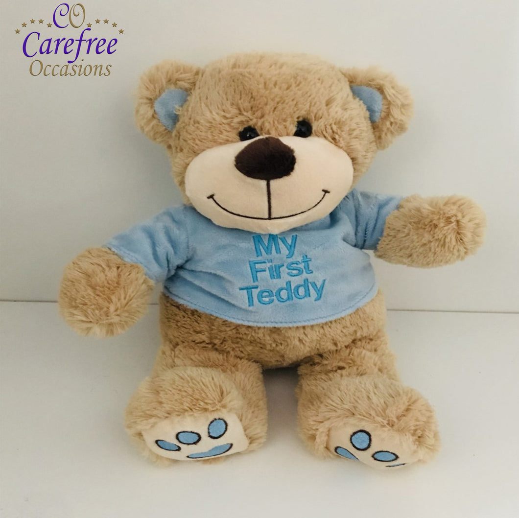 small personalised teddy