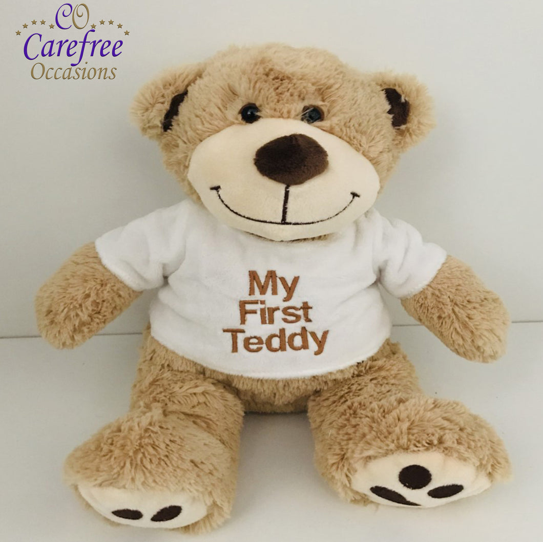 small personalised teddy