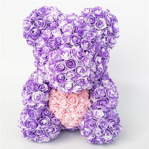 handmade luxury rose teddy bear