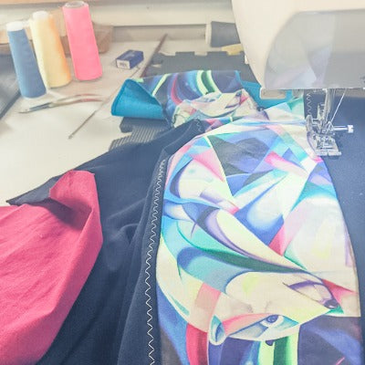 sewing beautiful prints