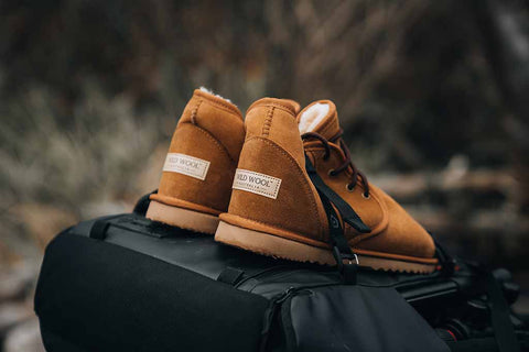 Australian made Sheepskin Boots & Travelinjshots