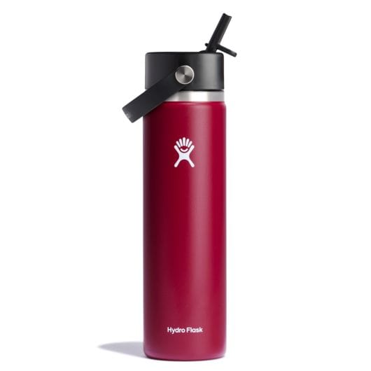 Hydro Flask 32 Oz Wide Mouth Thermos with Flex Cap Tempshield, Easy Carry -  Black 