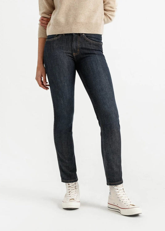 Duer No Sweat Mid Rise Skinny Jeans in Slate - Women's – The Backpacker