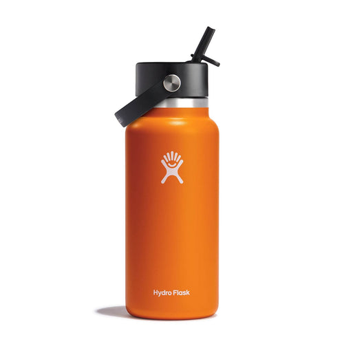 Hydro Flask: 24oz Wide Mouth w/ Flex Cap - Treeline Green