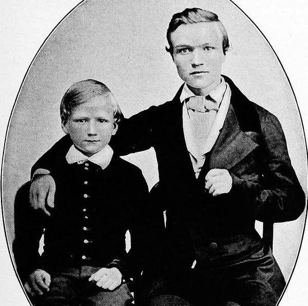 Andrew Carnegie with his brother