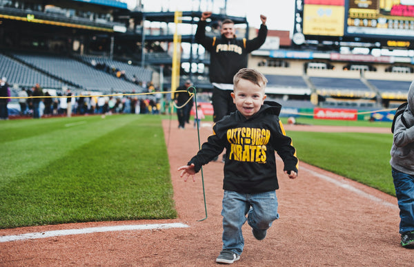 A kid in PNC Park, Pittsburgh