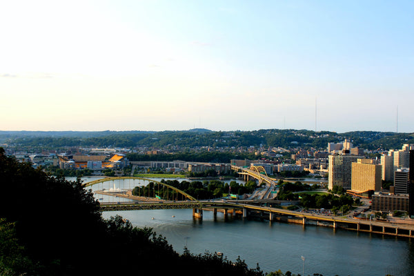 The landscape of Pittsburgh