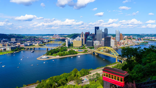 View of Pittsburgh from Duquesne incline