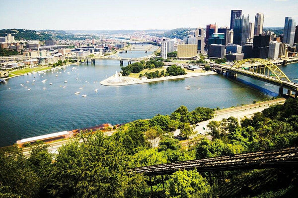 Aerial view of Pittsburgh