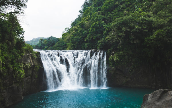 A waterfall in the USA