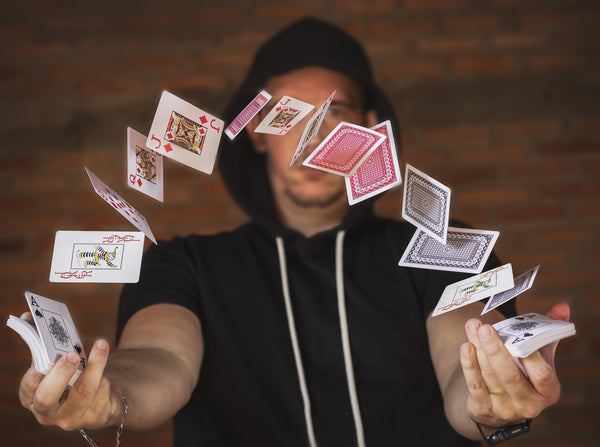 Using cards in a magic show