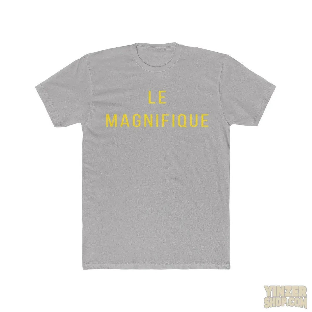 Le Magnifique Premium Fitted T-Shirt T-Shirt Solid Light Grey / S