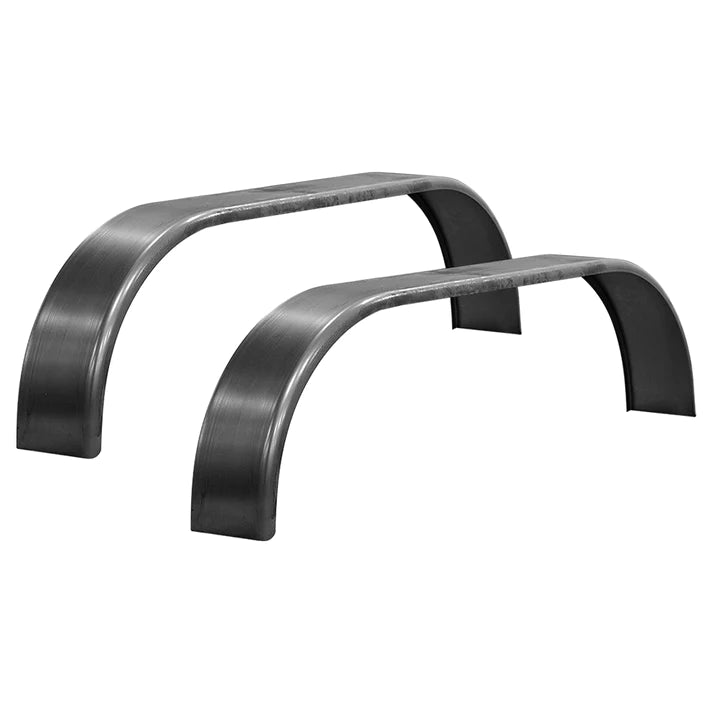 Set of 2 Tandem Axle 9x72 Smooth Steel Rolled Fender