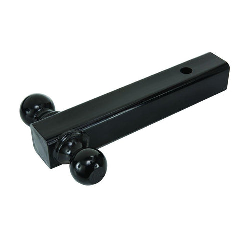Solid Black Finish Dual Trailer Tow Ball Mount 5K and 10K Capacity PS 18085