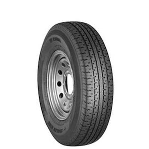 Goodride 15" 8 ply Radial Trailer Tire & Wheel - ST 225/75R15 5 Lug (Silver Mod)