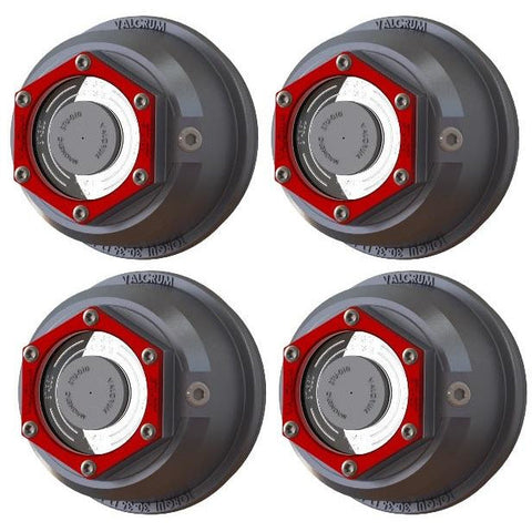 Valcrum HD Aluminum Trailer Oil Hub Cap for 9 16k Axles ST375 Pack of 4